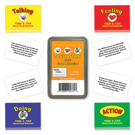The Talking, Feeling & Doing Good Behavior Toss & Talk Card Game (Cards only)