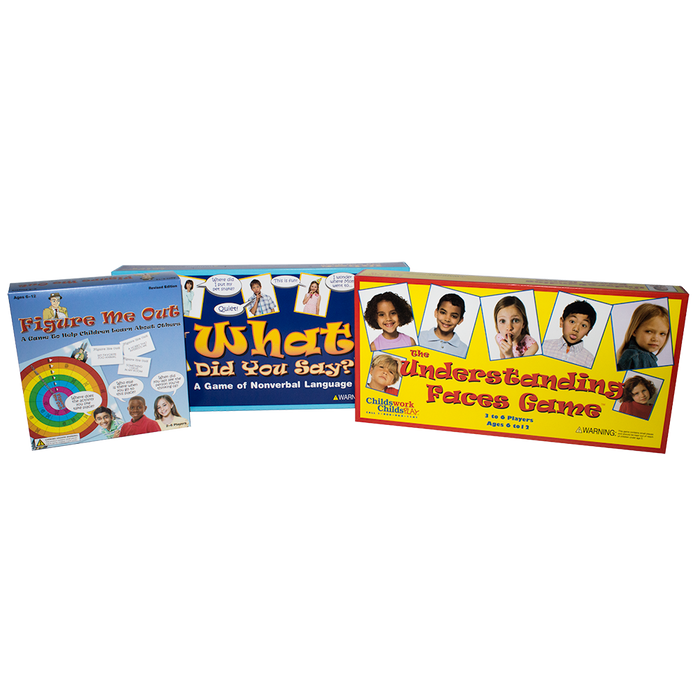 Social Skills Asperger's Games, Set of 3