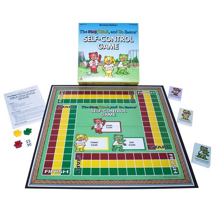 The Stop, Think, and Go Bears Self Control Board Game - Revised