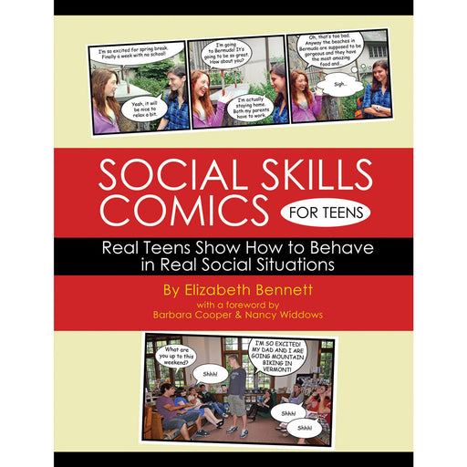 Social Skills Comics For Teens Workbook product image