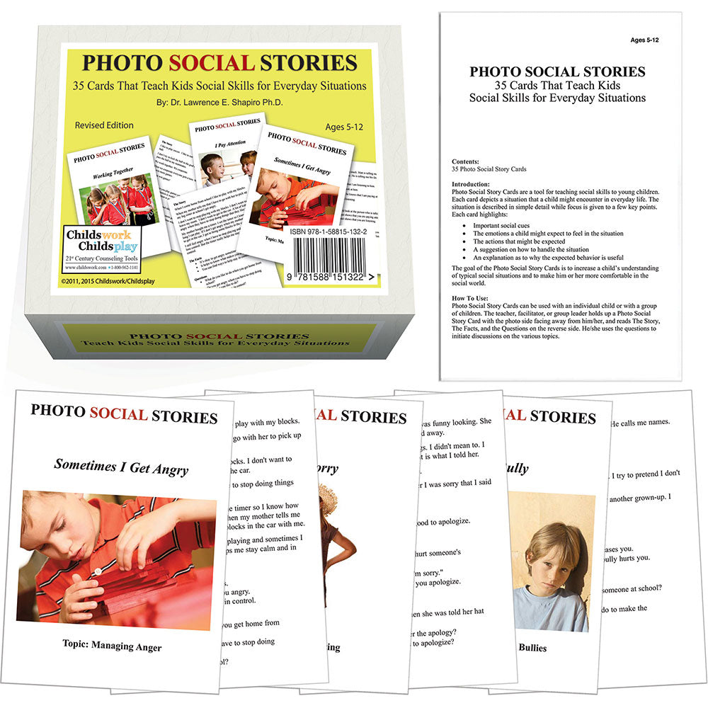 Photo Social Stories Social Situations Card Game