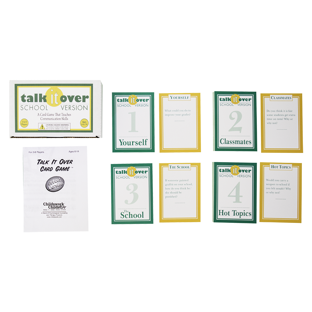 Talk It Over Card Game: A Card Game That Teaches Communication Skills (School Version)