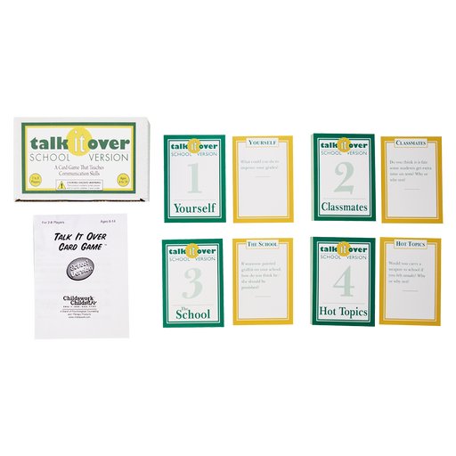 Talk It Over Card Game: A Card Game That Teaches Communication Skills (School Version)