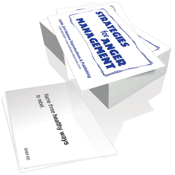 Strategies for Anger Management Cards