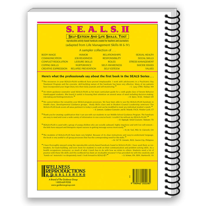 S.E.A.L.S. II (Self-Esteem and Life Skills) Book