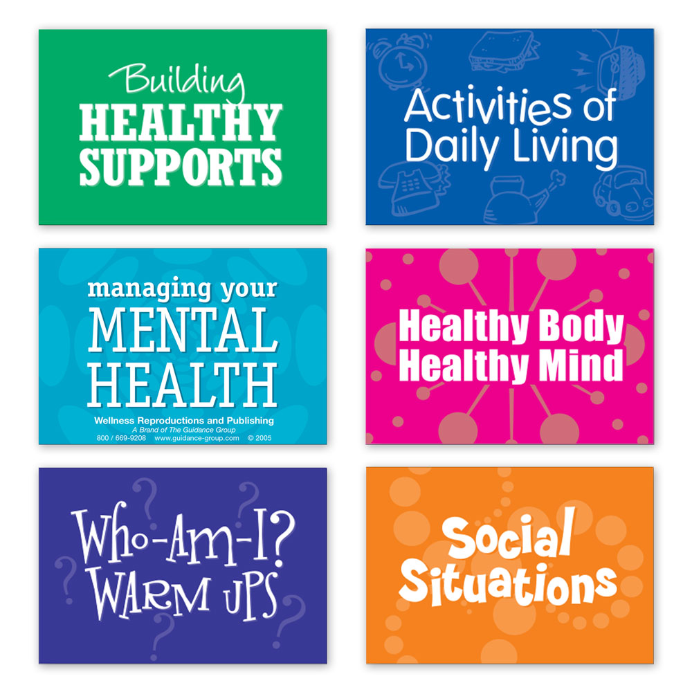 LifeSkills Card Decks for Adults (Set of 6)