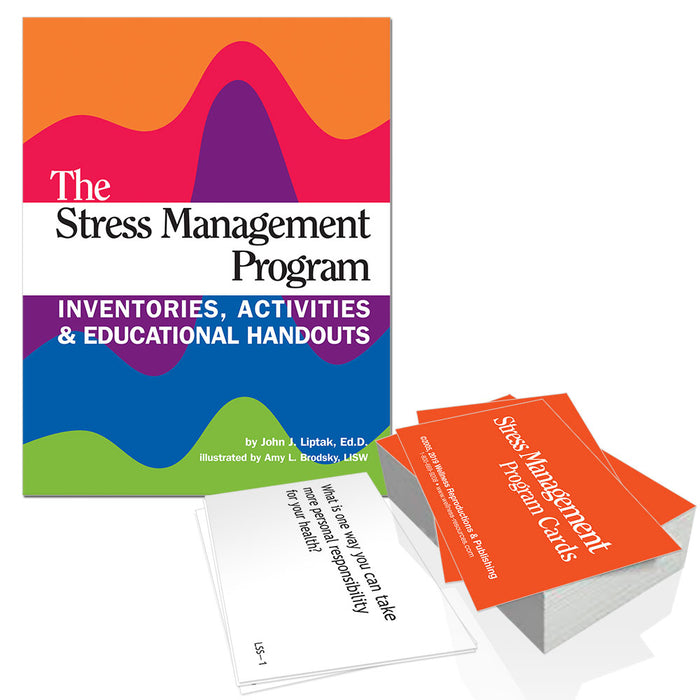 The Stress Management Book & Cards Set