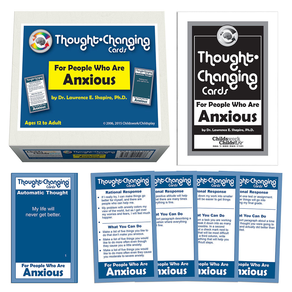 Thought Changing Cards for People who are Anxious