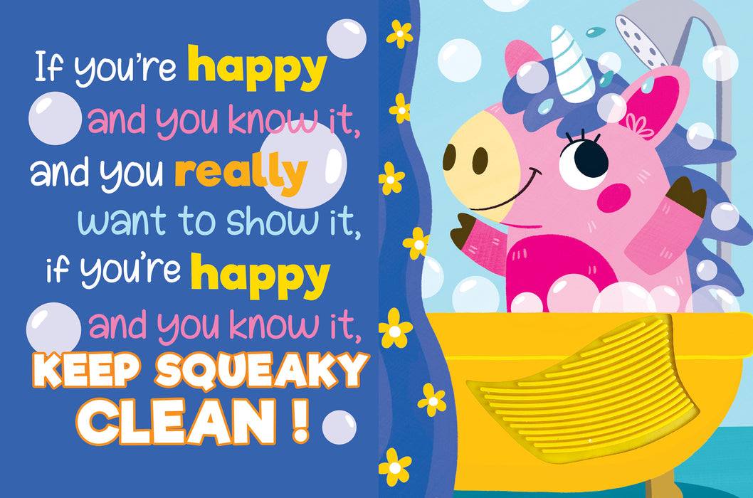 Keep Squeaky Clean Sensory Silicone Touch and Feel Board Books