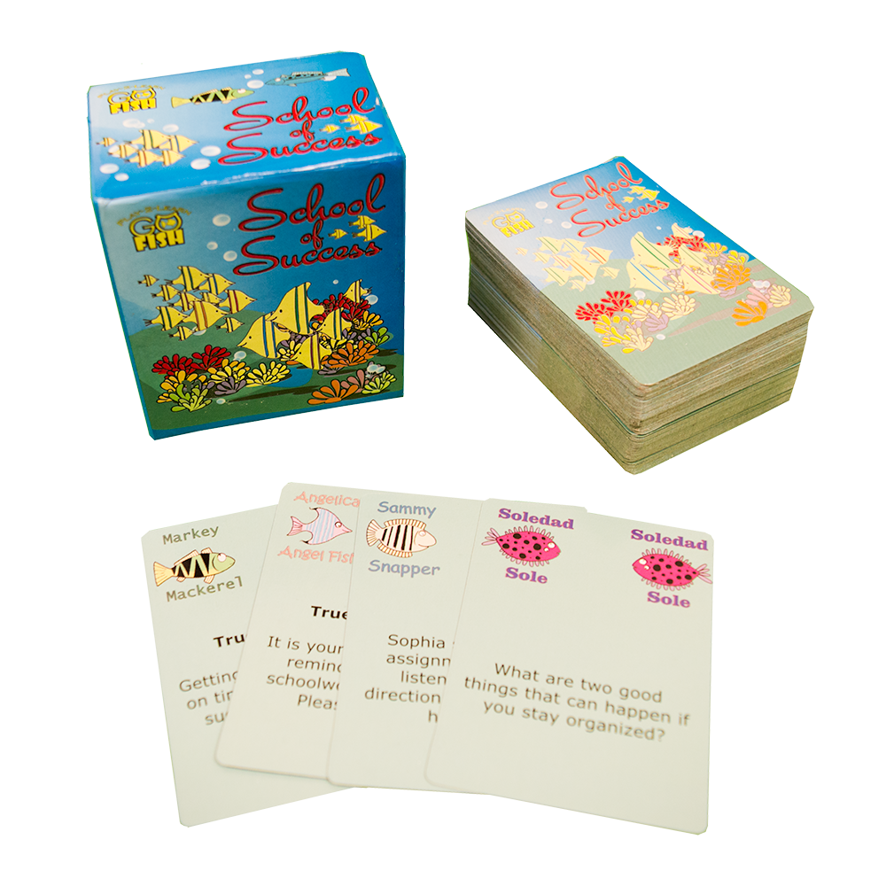 Play 2 Learn Go Fish: School of Success Card Game
