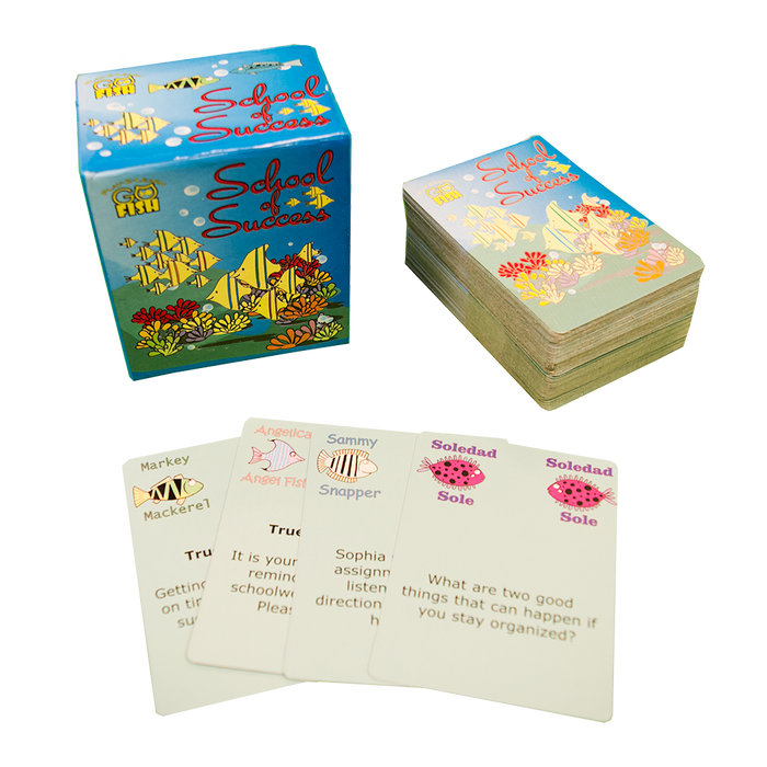 Play 2 Learn Go Fish: School of Success Card Game
