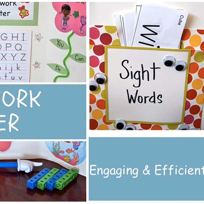 How To Create The Perfect Homework Center by Cristina Margolis