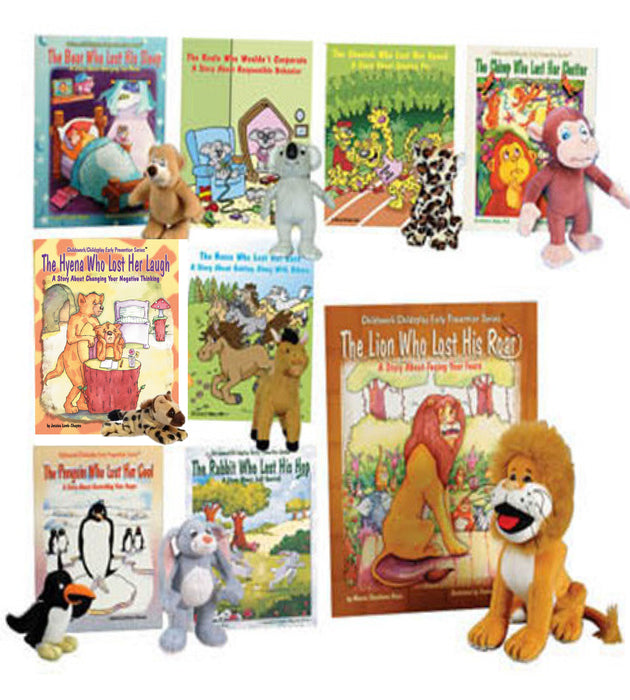 Early Prevention Series with Stuffed Animals (9 books & stuffed animals)