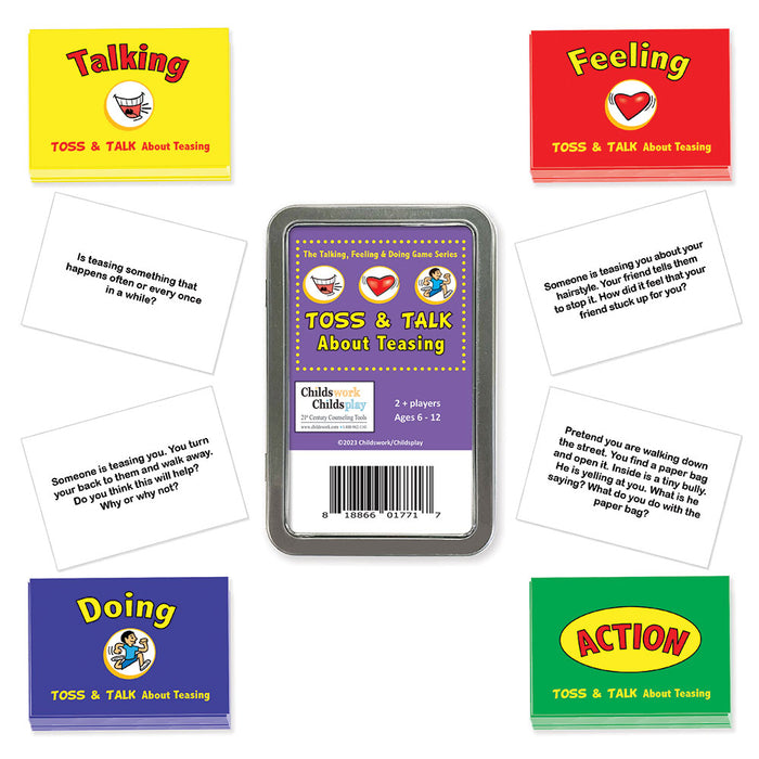 The Talking, Feeling & Doing Teasing Toss & Talk Card Game