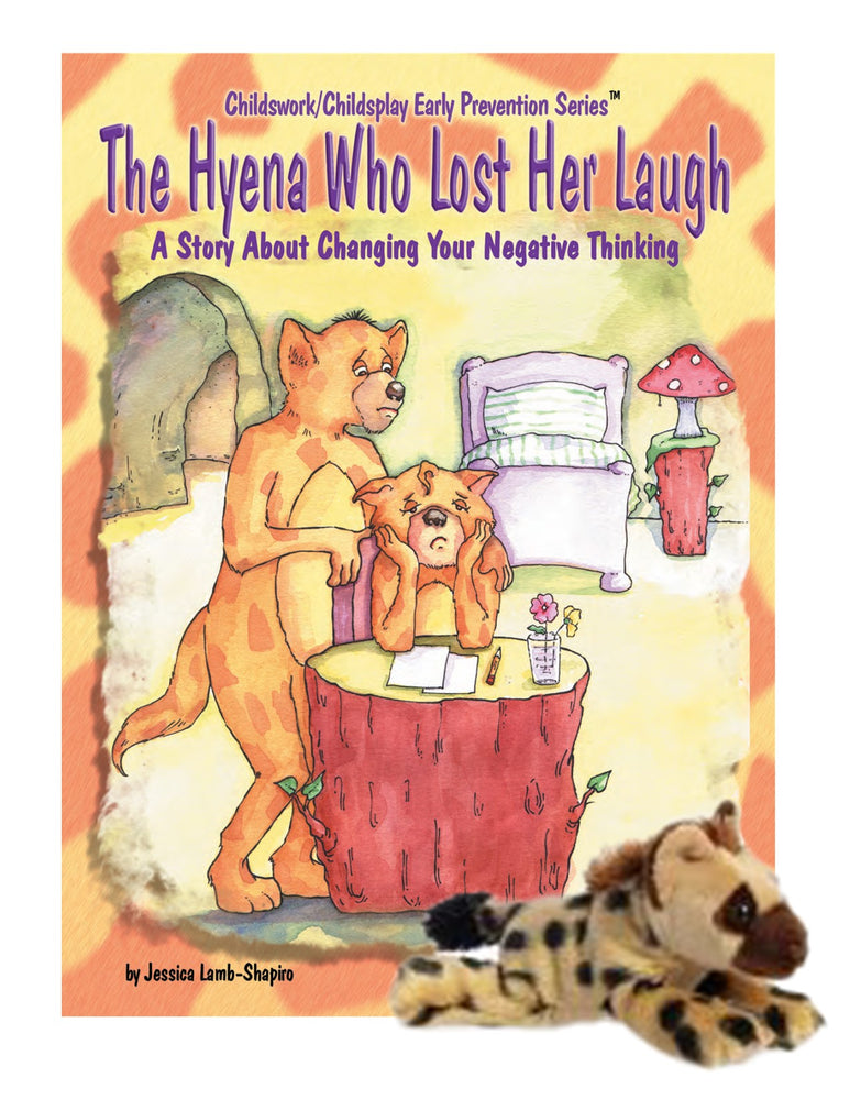 The Hyena Who Lost Her Laugh Book & Plush Hyena