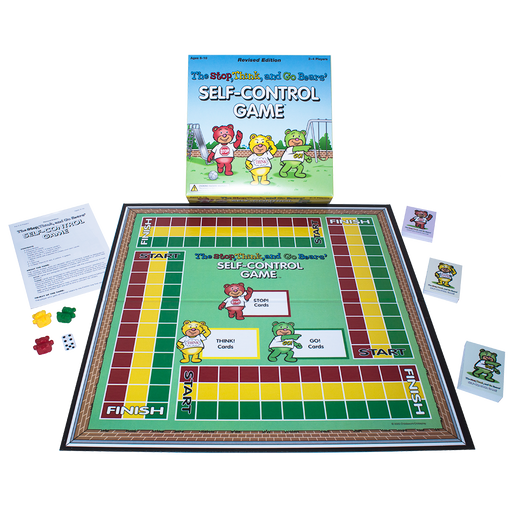 The Stop, Think, and Go Bears Self Control Board Game - Revised
