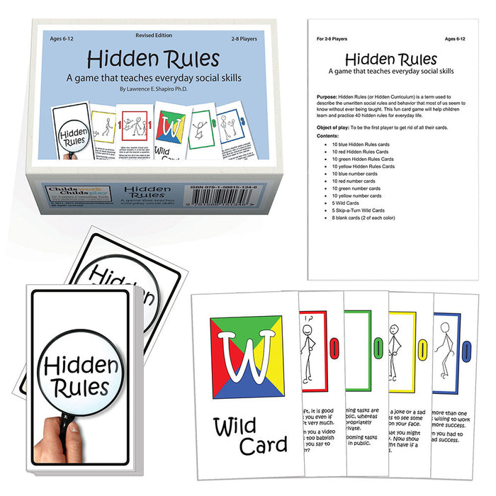 Hidden Rules in Social Situations Card Game