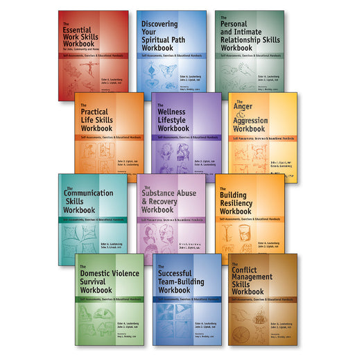 Life Skills & Mental Health Workbooks 12 book Set
