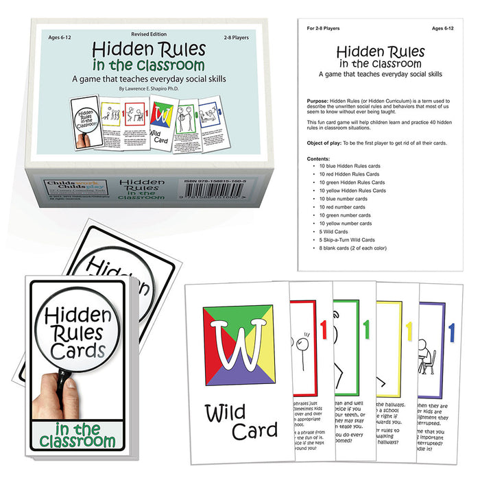 Hidden Rules Card Game Set of 4