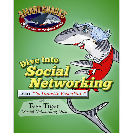 Smart Sharks Dive into SOCIAL NETWORKING: Netiquette Essentials Card Game product image