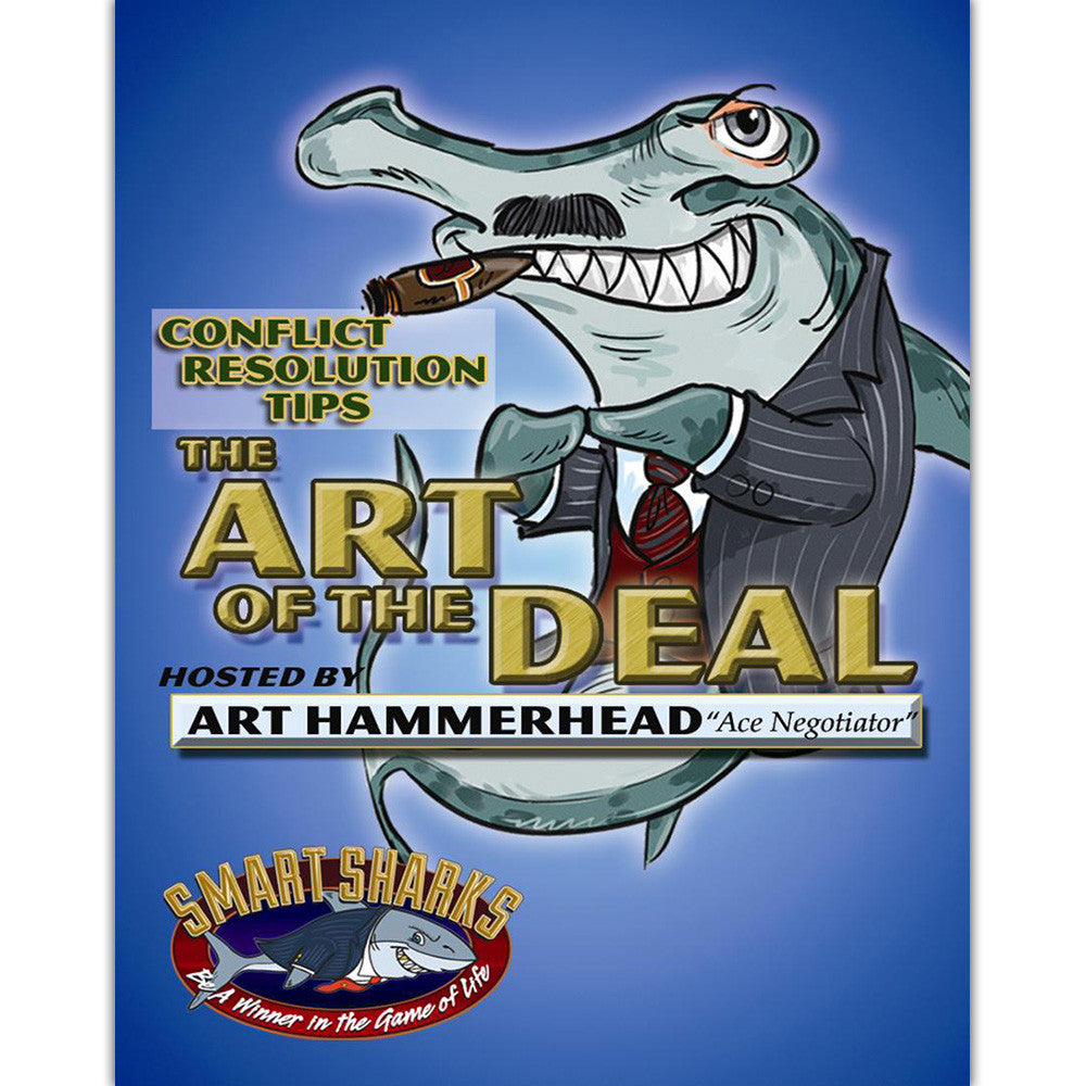 Smart Sharks Art of the Deal: CONFLICT RESOLUTION Tips Card Game product image
