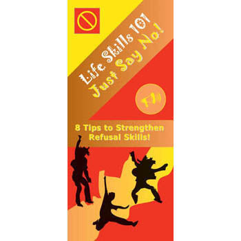 Life Skills 101 Pamphlet: Just Say No!   Refusal Skills 25 pack product image