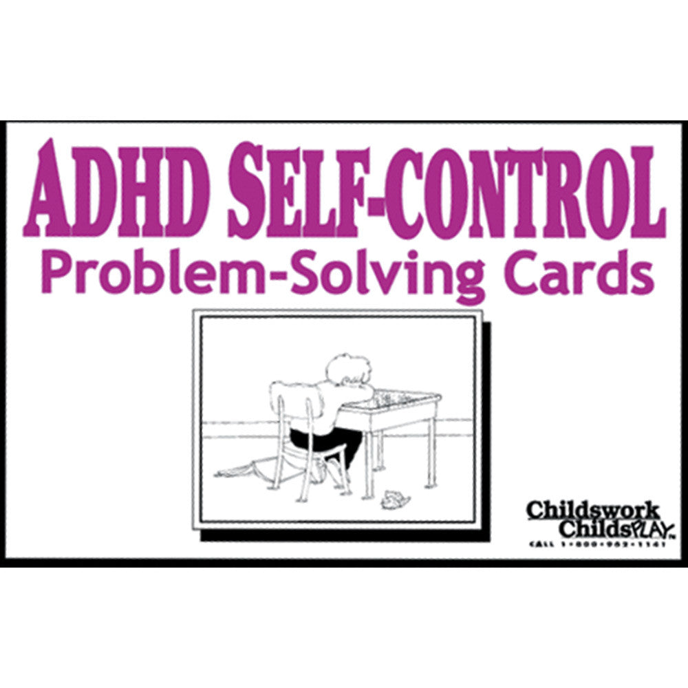 ADHD Self Control Problem Solving Cards product image