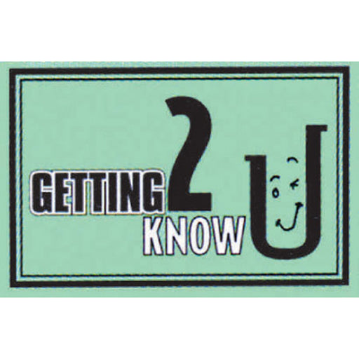 Getting 2 Know U Card Game product image