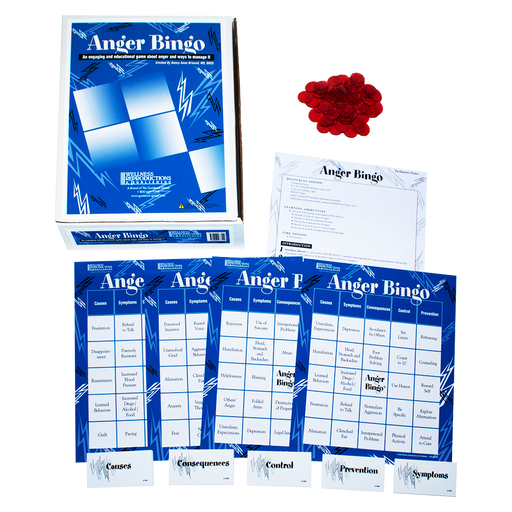 Anger Bingo Game for Adults