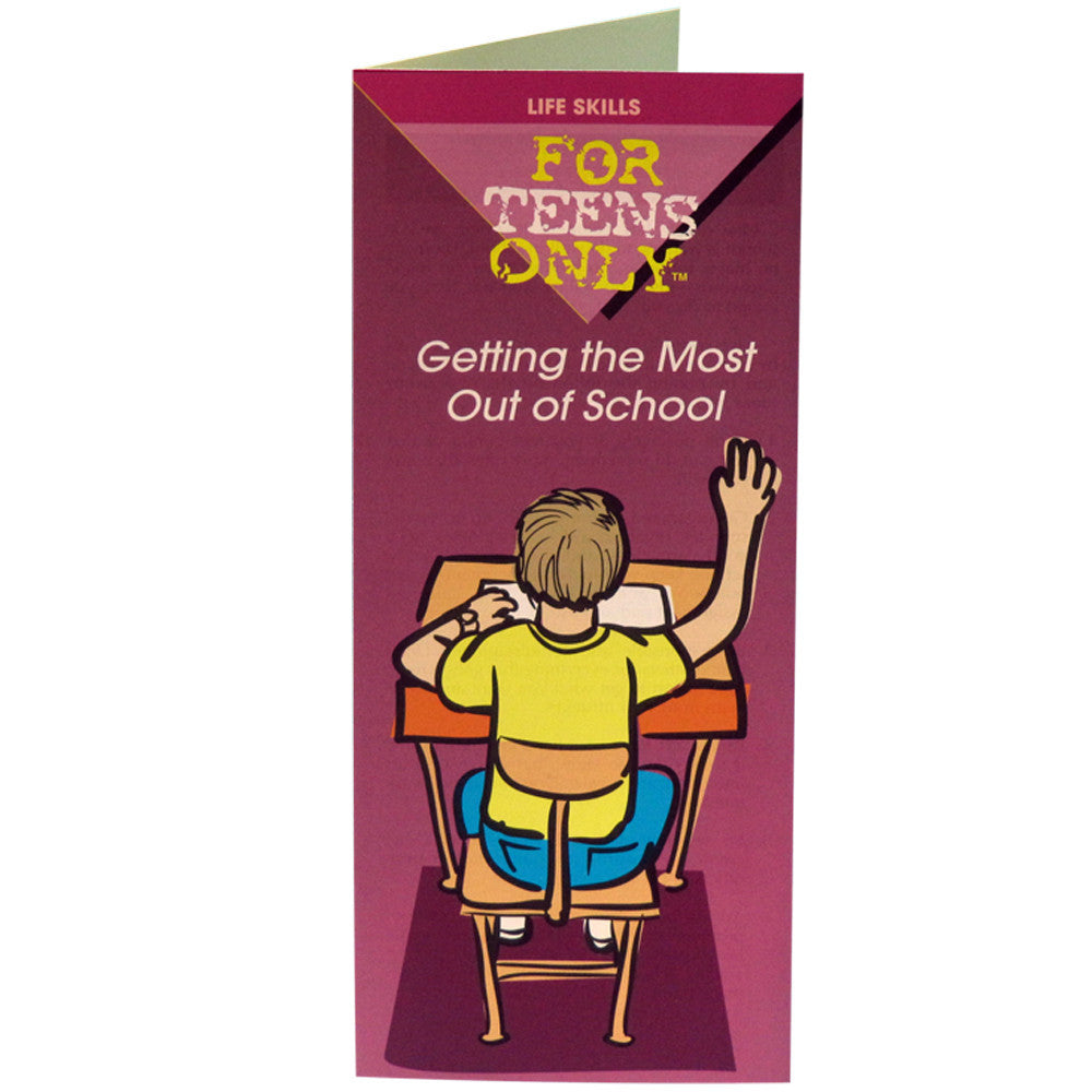For Teens Only Pamphlet: Getting the Most Out of School 25 pack product image