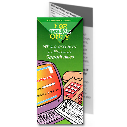 For Teens Only Pamphlet: Where and How to Find Job Opportunities 25 pack product image