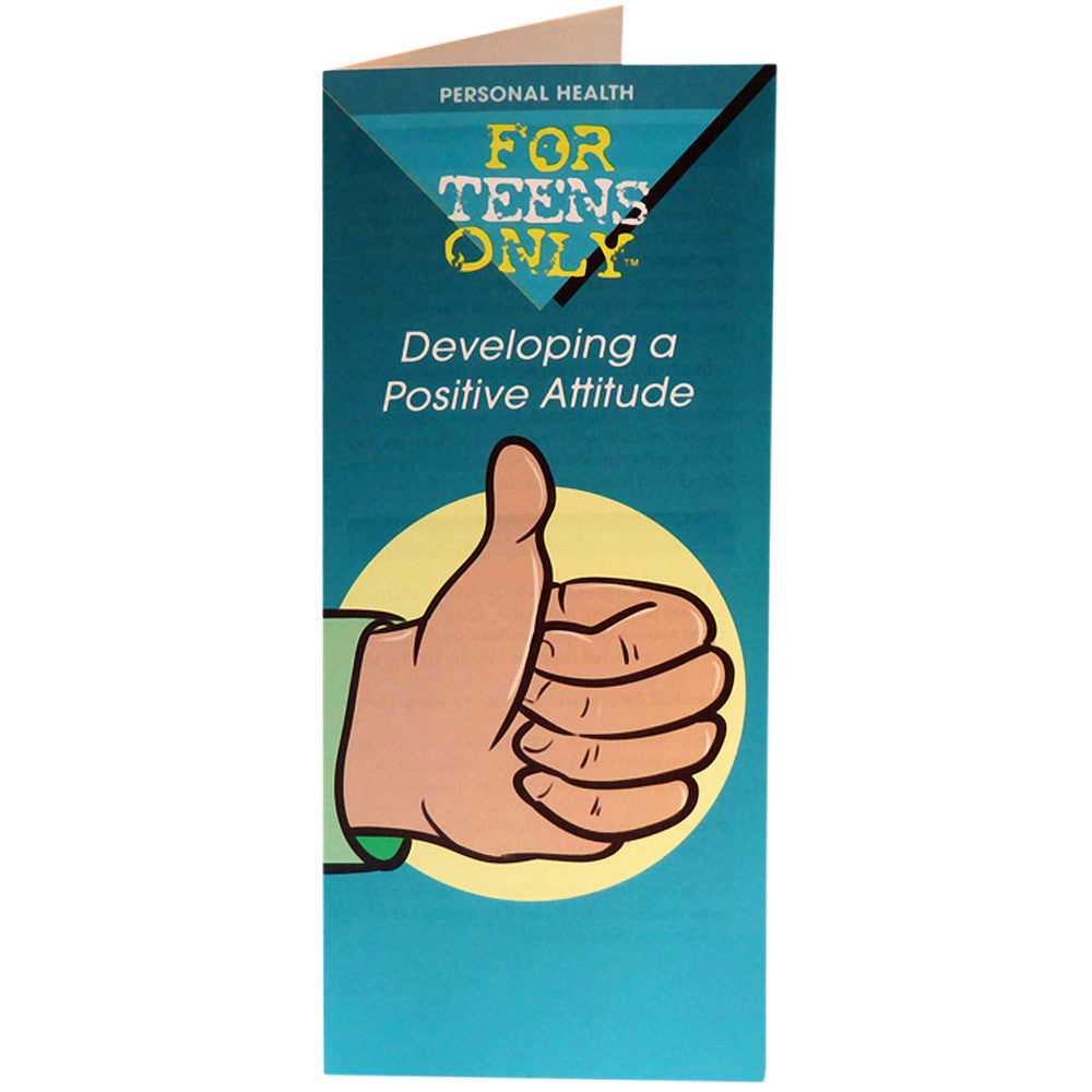 For Teens Only Pamphlet: Developing a Positive Attitude 25 pack product image