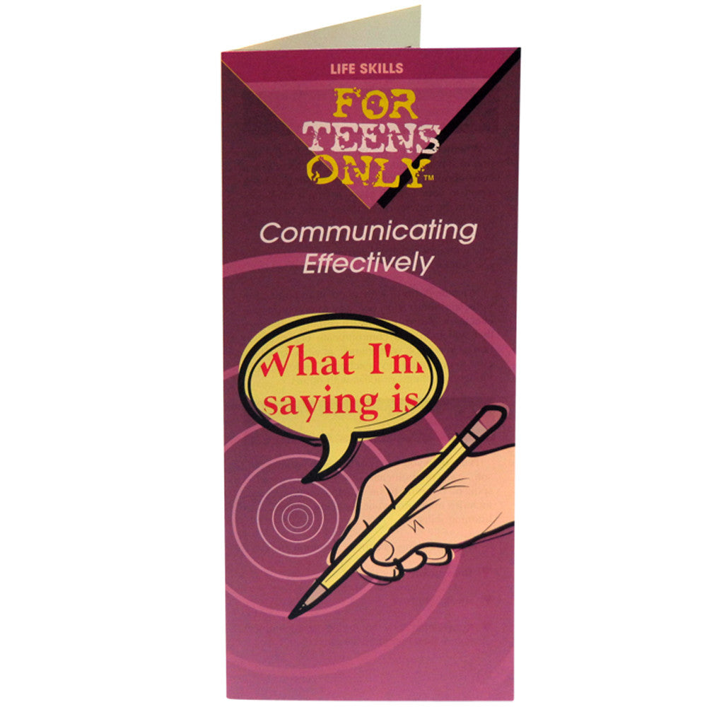 For Teens Only Pamphlet: Communicating Effectively 25 pack product image