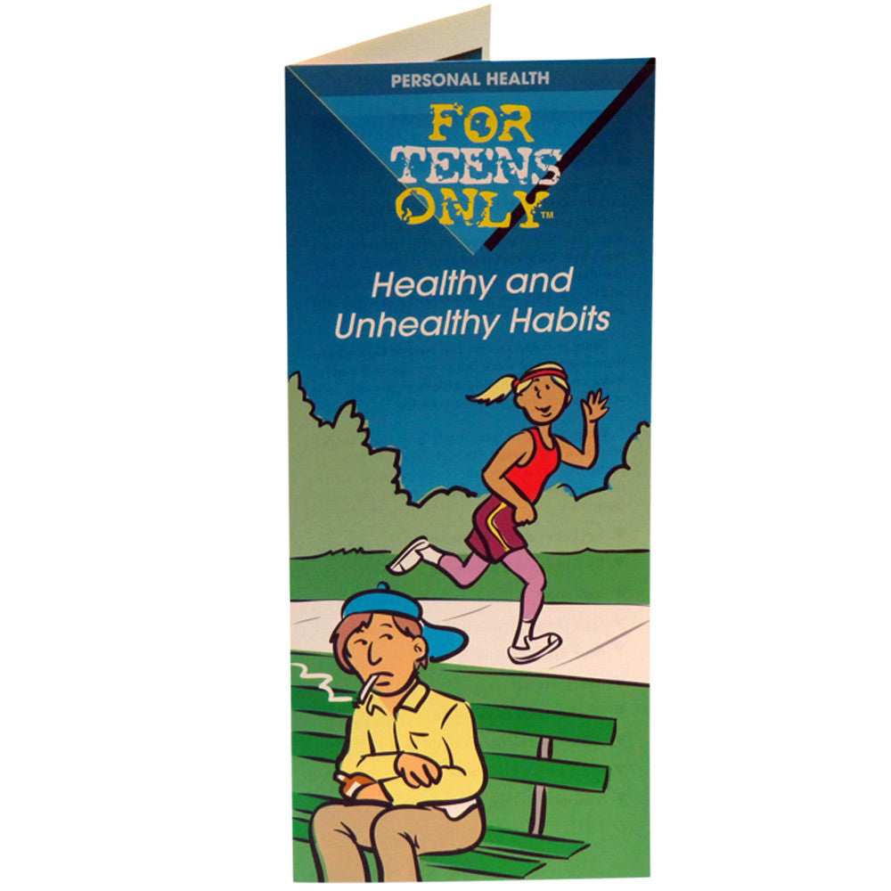 For Teens Only Pamphlet: Healthy and Unhealthy Habits 25 pack product image