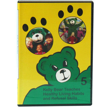 Kelly Bear Teaches About Healthy Living Habits and Refusal Skills DVD product image