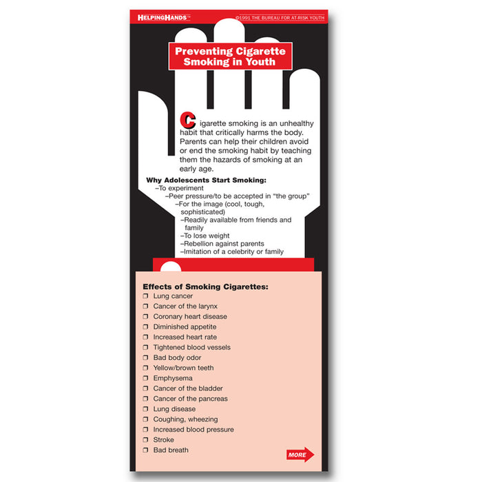 Helping Hands Card: Preventing Cigarette Smoking in Youth 25 pack product image