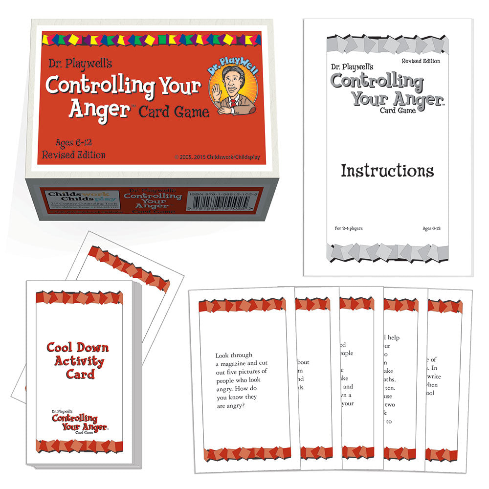 Dr. PlayWell's Controlling Your Anger Card Game