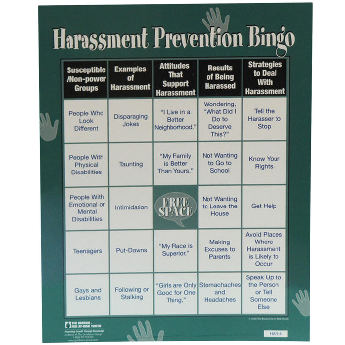 Harassment Prevention Bingo Game product image