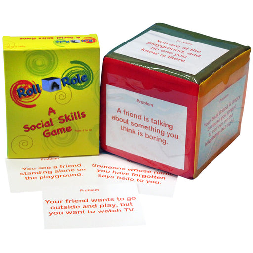 Roll A Role: A Social Skills Game Cubes & Cards