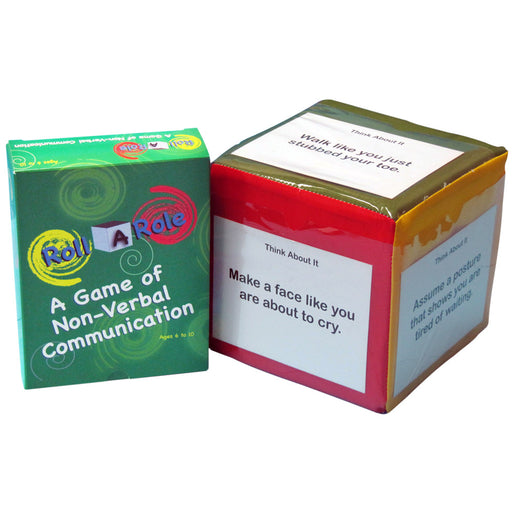 Roll A Role: A Game of Non Verbal Communication Cubes & Cards product image
