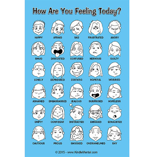 Mini Blue Feelings Poster Set of 12 product image
