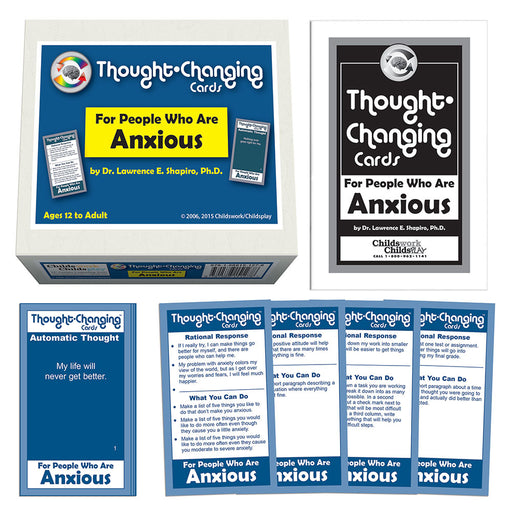 Thought Changing Cards for People who are Anxious