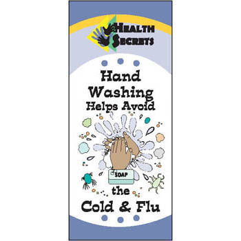 Health Secrets Pamphlet: Hand Washing Helps Avoid the Cold & Flu 25 pack product image