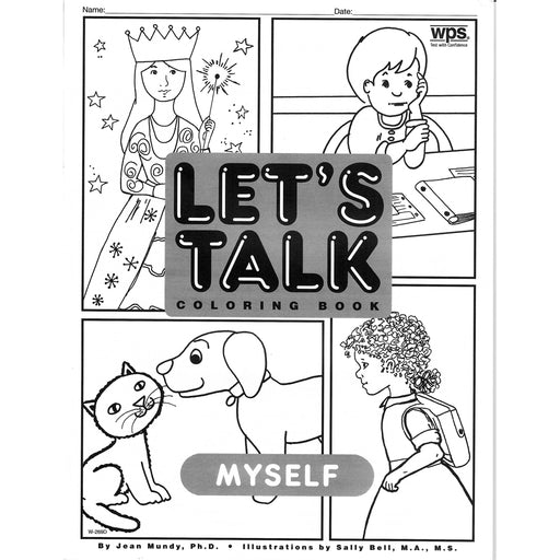 Let's Talk Coloring Book - Myself, set of 6