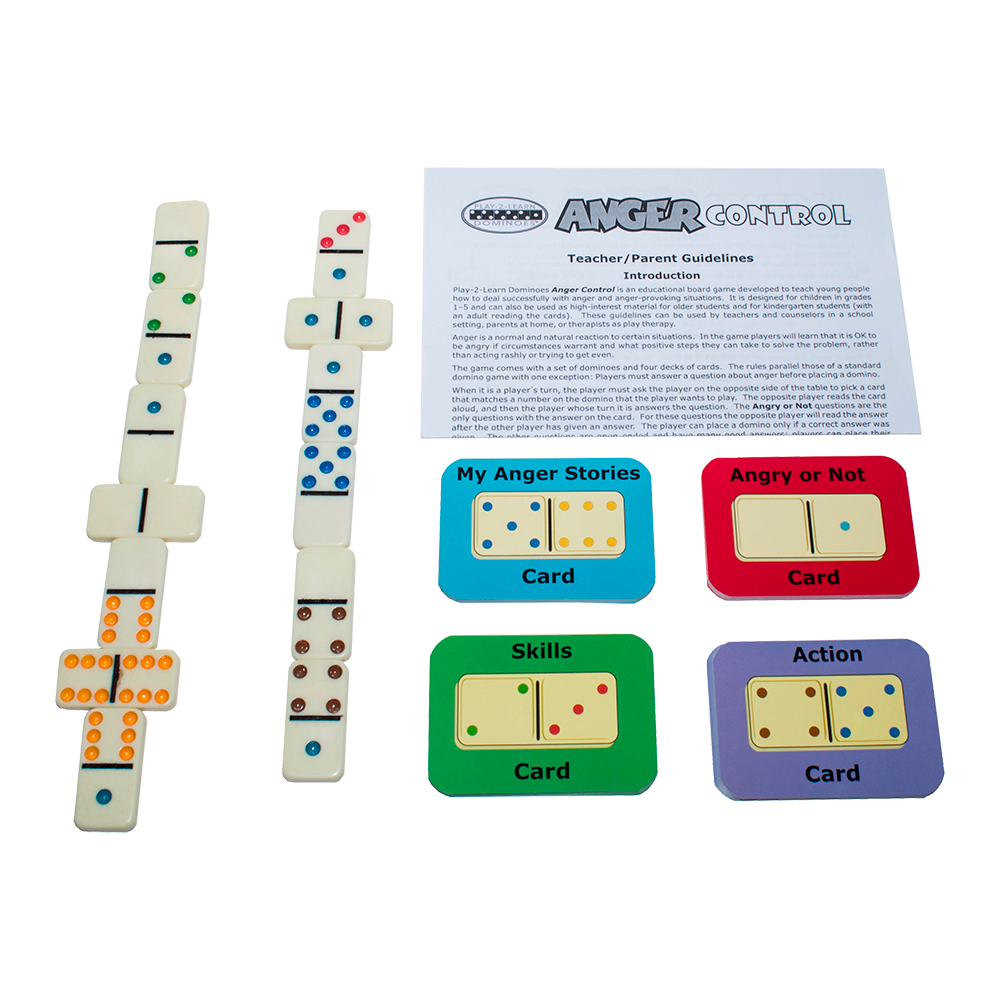 Play 2 Learn Dominoes on Anger Control Game