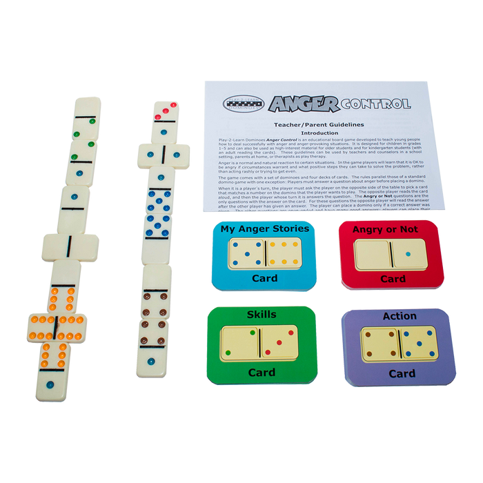 Play 2 Learn Dominoes on Anger Control Game